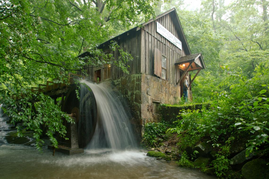 Barkers Creek Grist Mill in Rabun County Georgia