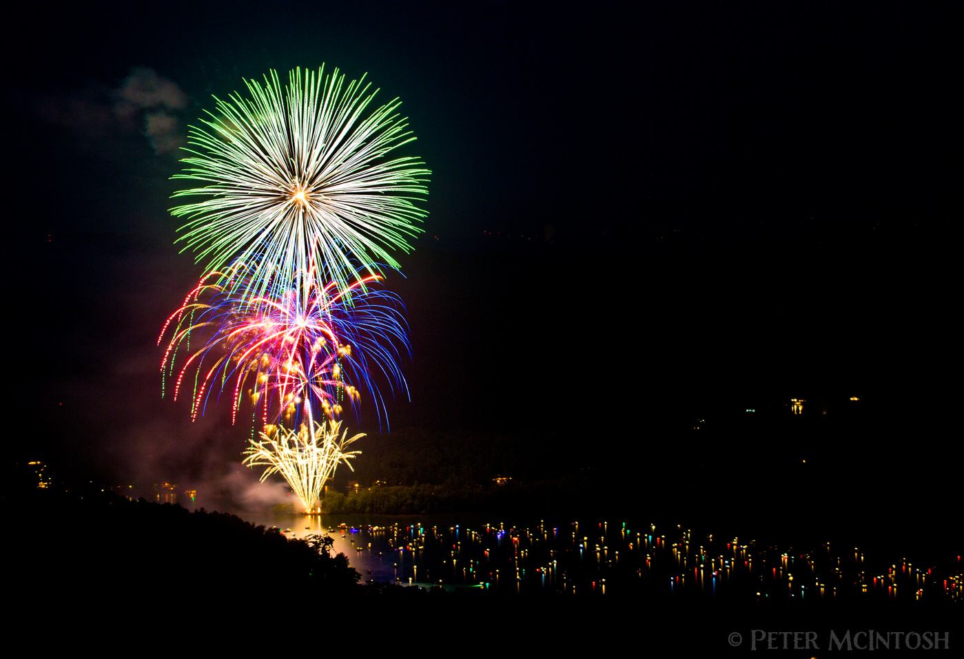 Lake Burton Fireworks Explore Rabun