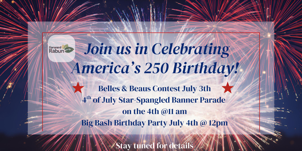 Fireworks Banner for America's 250th Birthday5